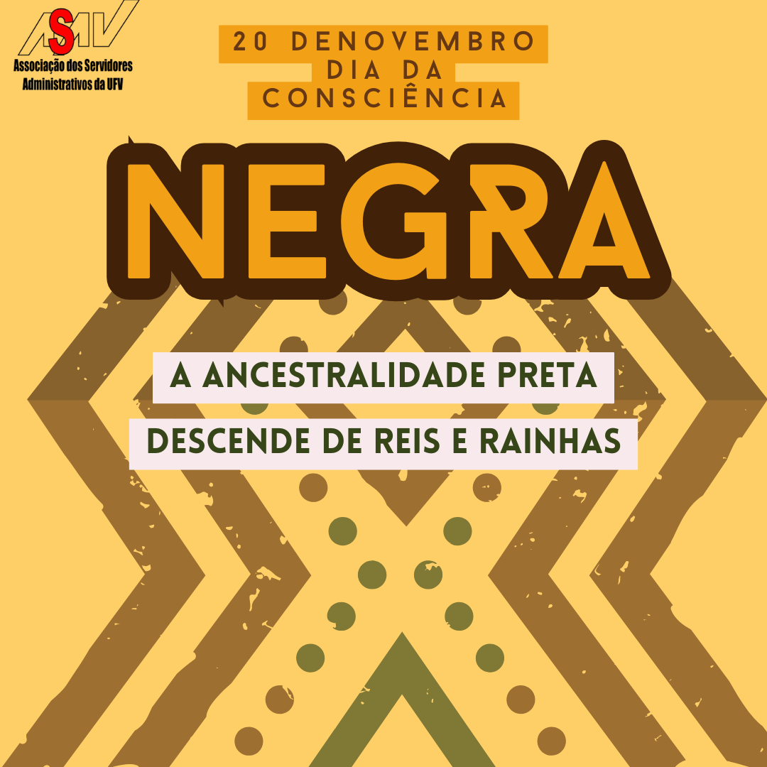 Ilustração alusiva ao feriado nacional de 20 de novembro – Dia da Consciência Negra.